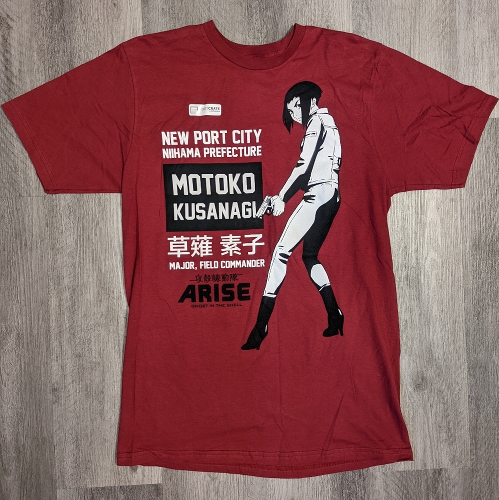NWT Loot Crate Ghost in The Shell: Arise Vintage Anime Shirt - Unisex Size Large